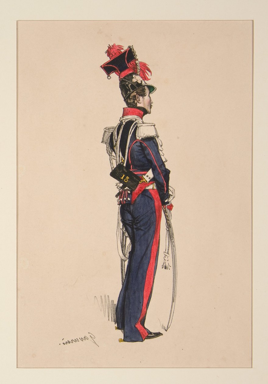 Guardia nazionale a cavallo da Paul Gavarni