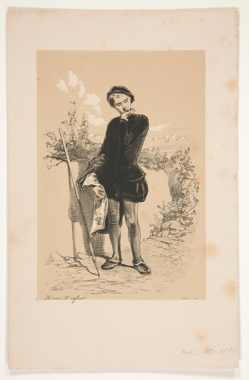 Enrico IV bambino da Paul Gavarni