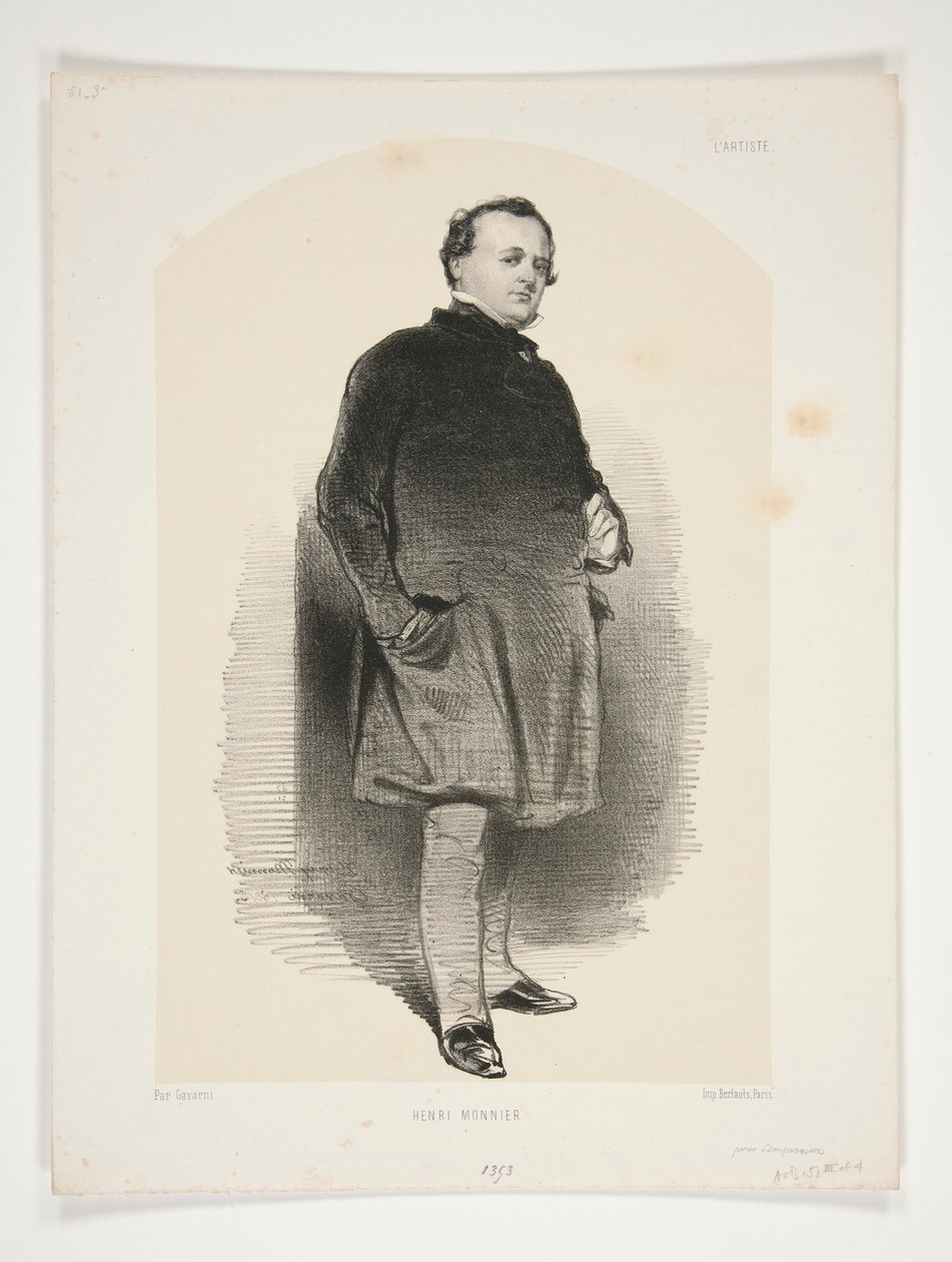 Henri Monnier da Paul Gavarni