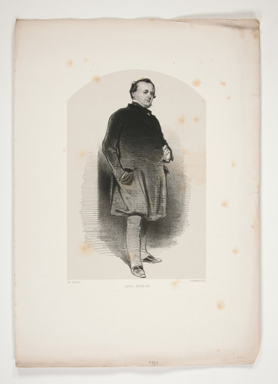 Henri Monnier da Paul Gavarni