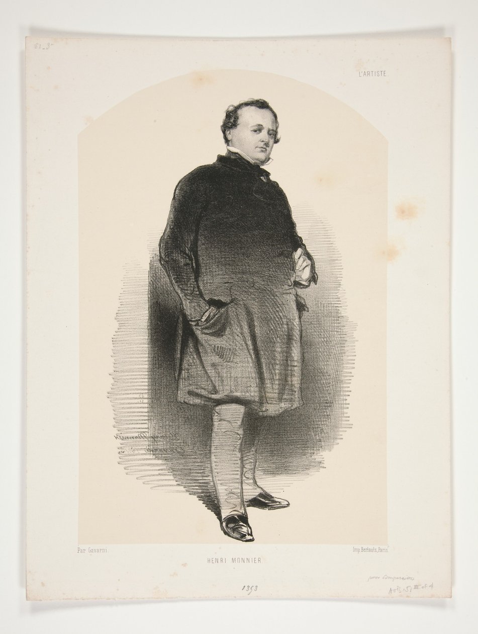 Henri Monnier da Paul Gavarni