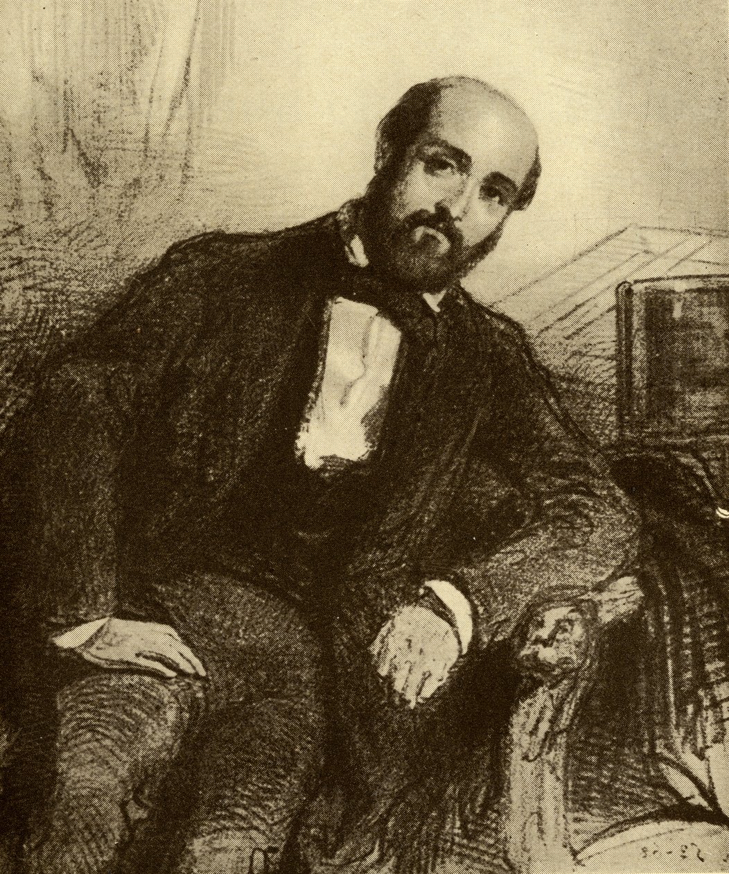 Henry Murger (1822-61) da Paul Gavarni