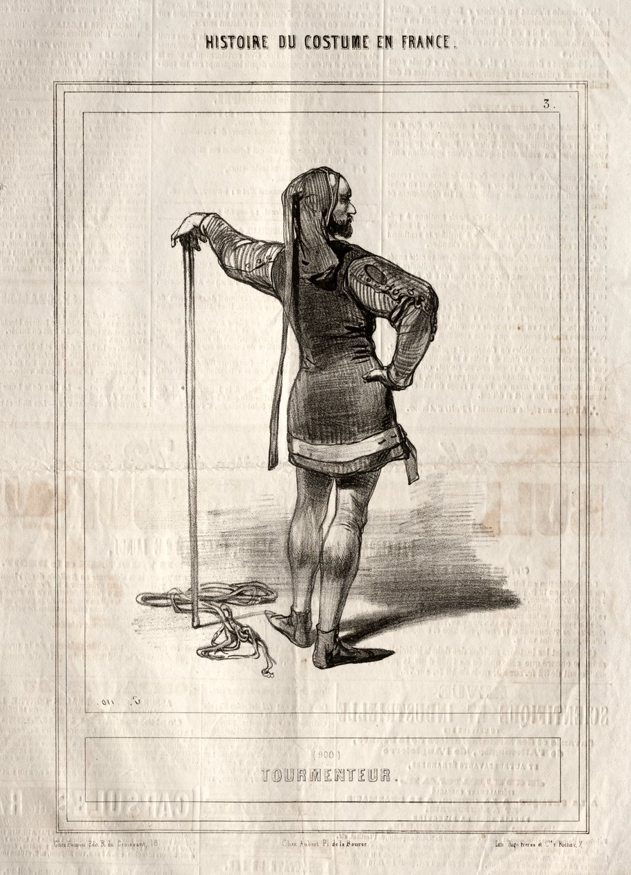 Histoire du Costume en France: Tourmenteur da Paul Gavarni
