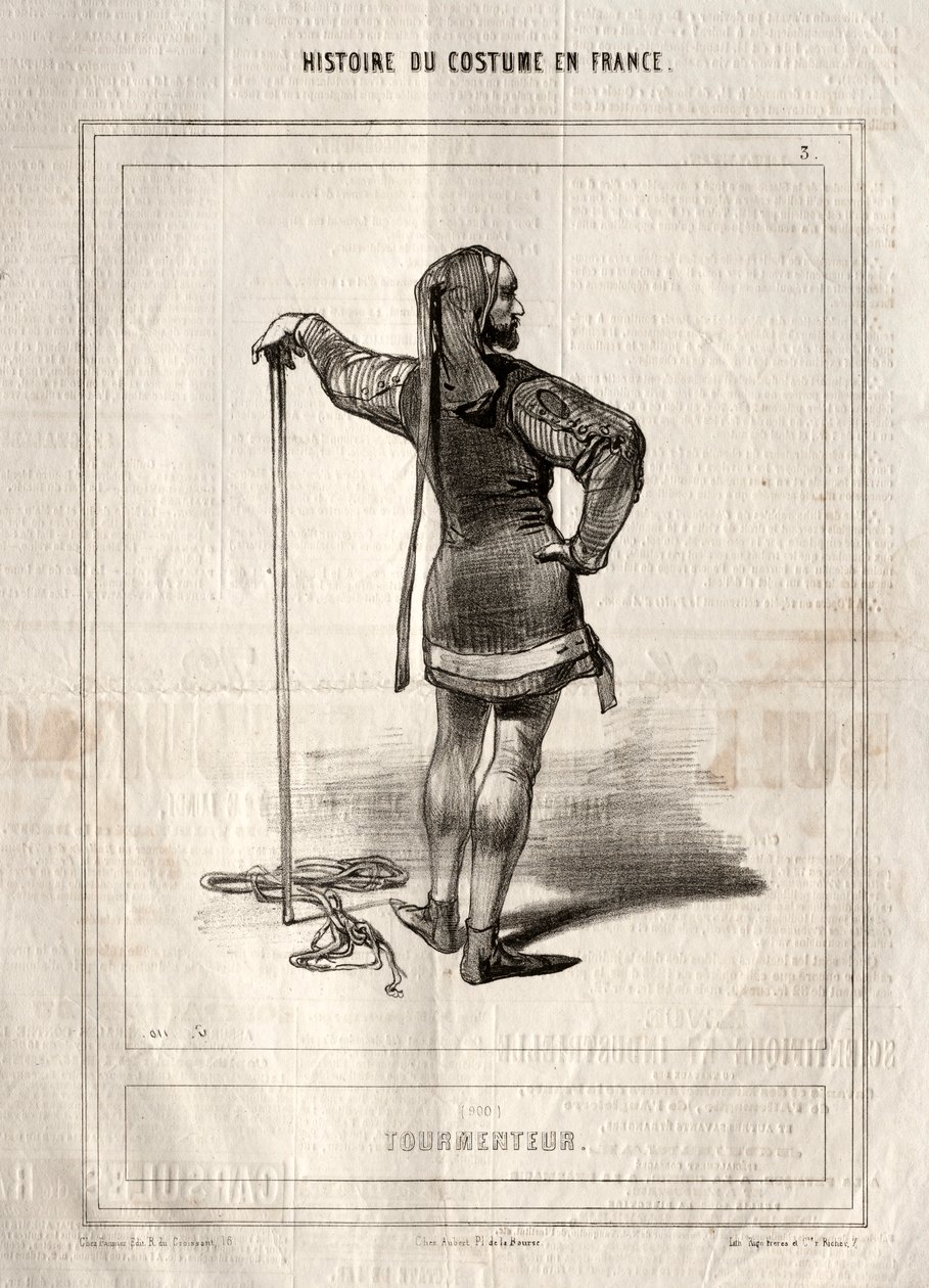 Histoire du Costume en France: Tourmenteur da Paul Gavarni