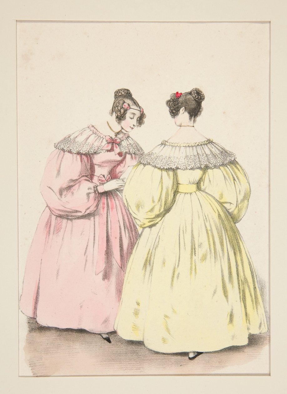 GENNAIO 1836. - Abito da principessa in garza,... da Paul Gavarni