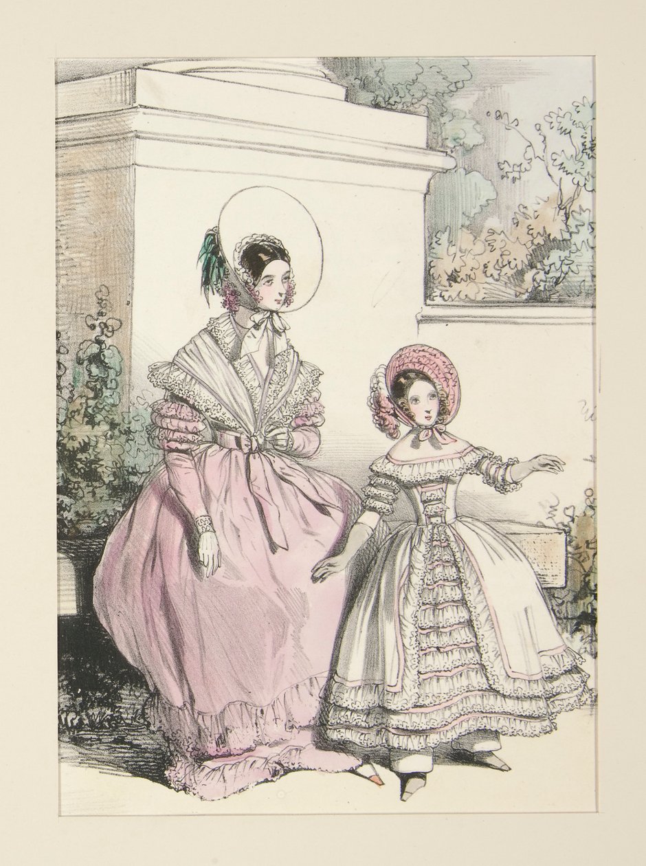 LUGLIO 1838. Abito in mussola di Surat. da Paul Gavarni