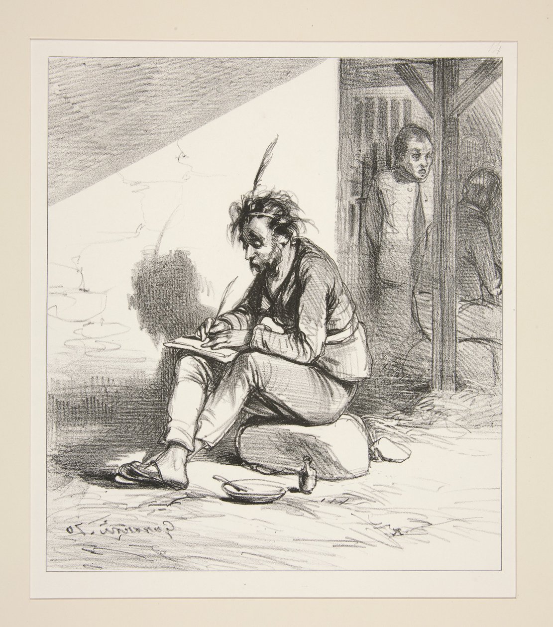 Io sottoscritto, Re dei Batignolles, principe di Clichy,... da Paul Gavarni