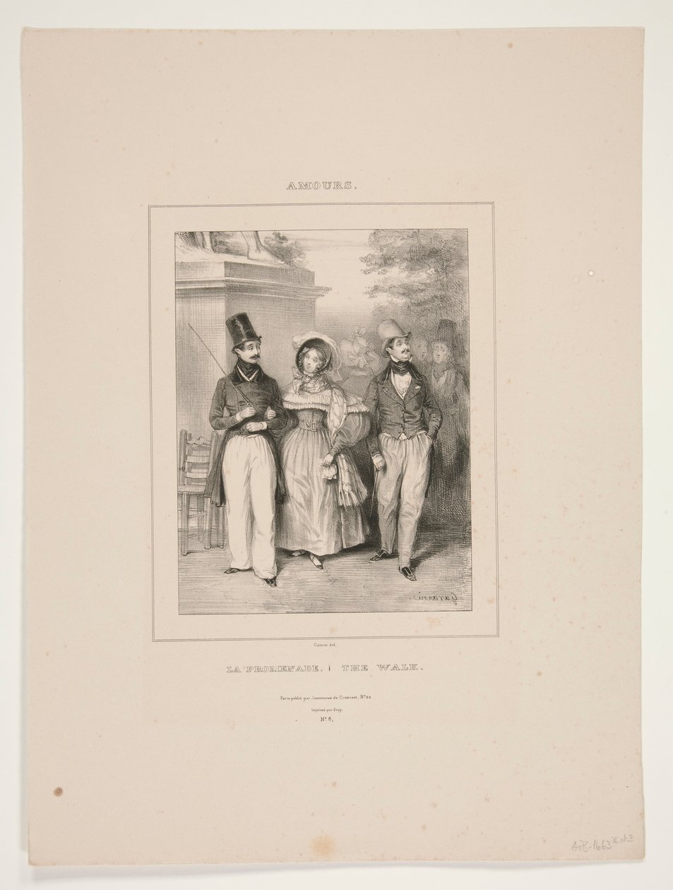 La Passeggiata da Paul Gavarni