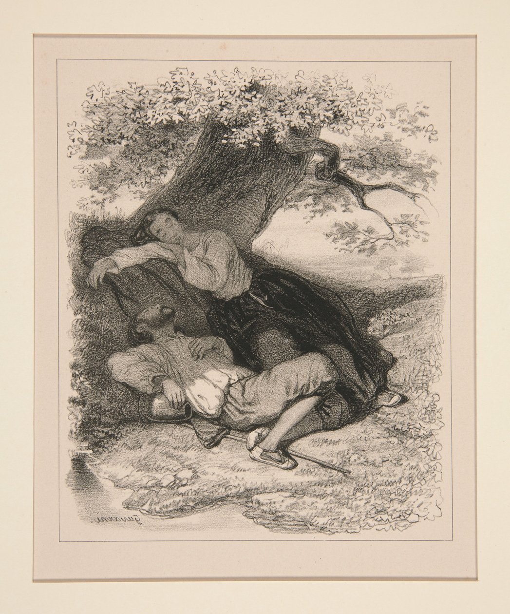LA SIESTA da Paul Gavarni