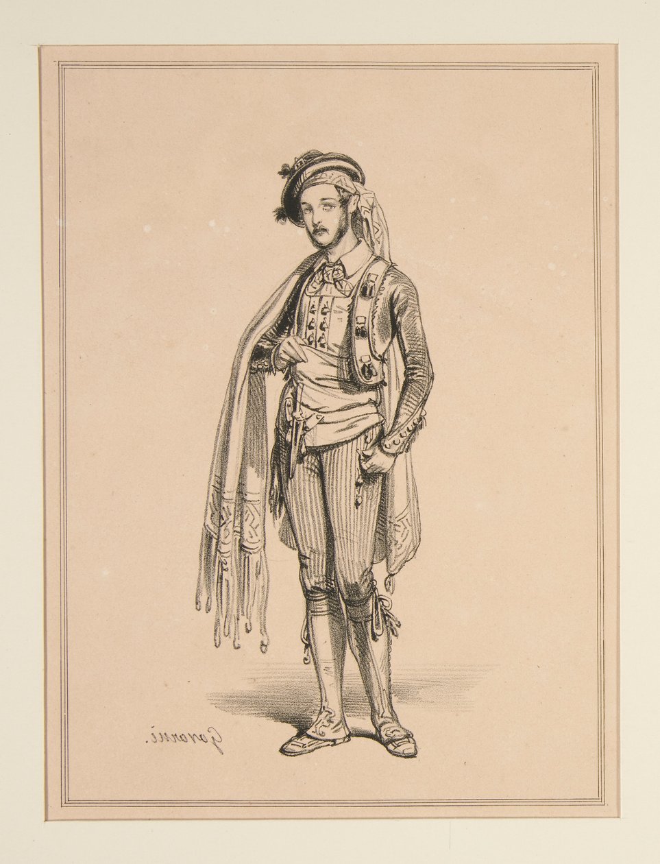 Il mulattiere (Costume di) da Paul Gavarni