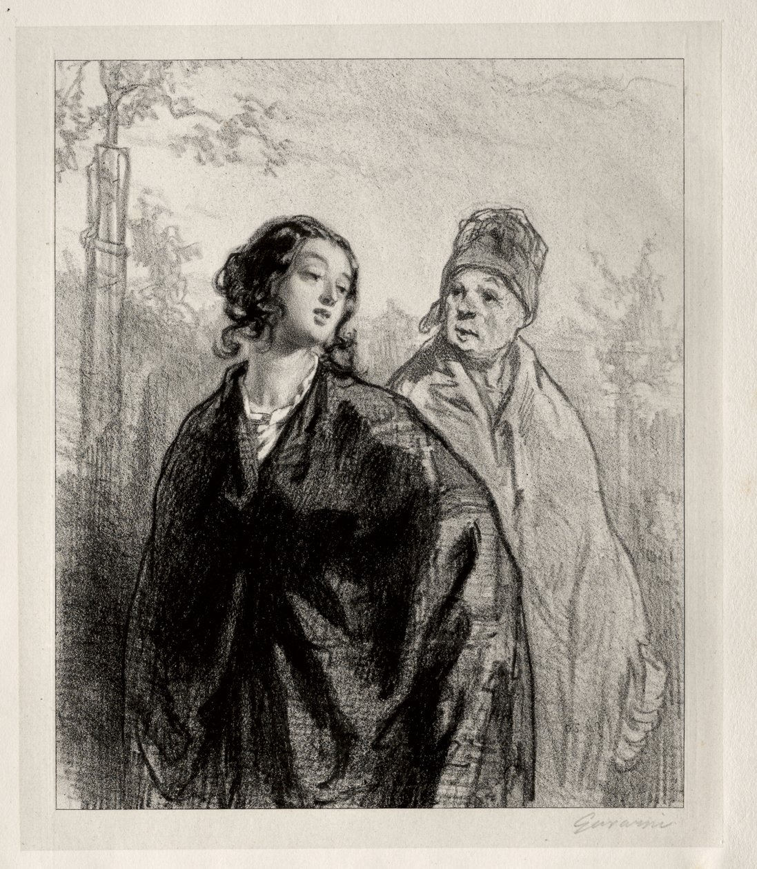 La Fille et la mère da Paul Gavarni