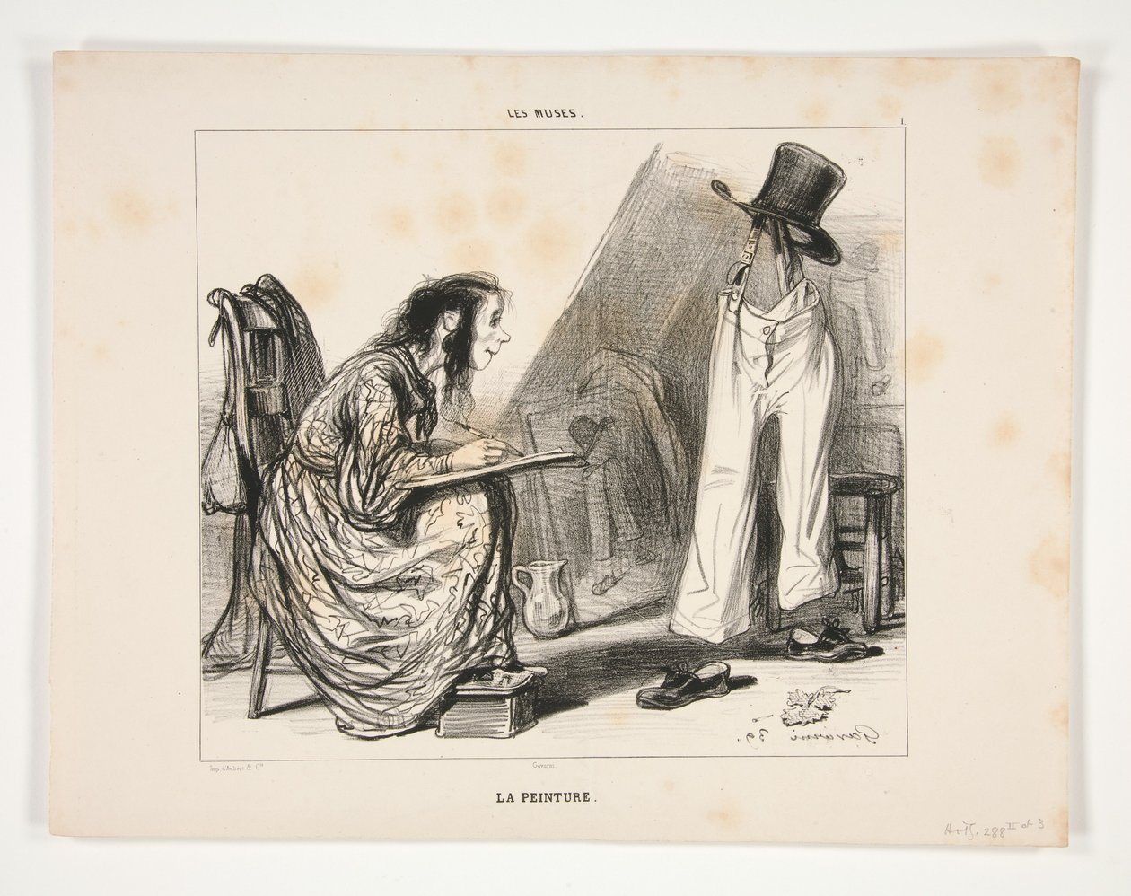 La pittura da Paul Gavarni
