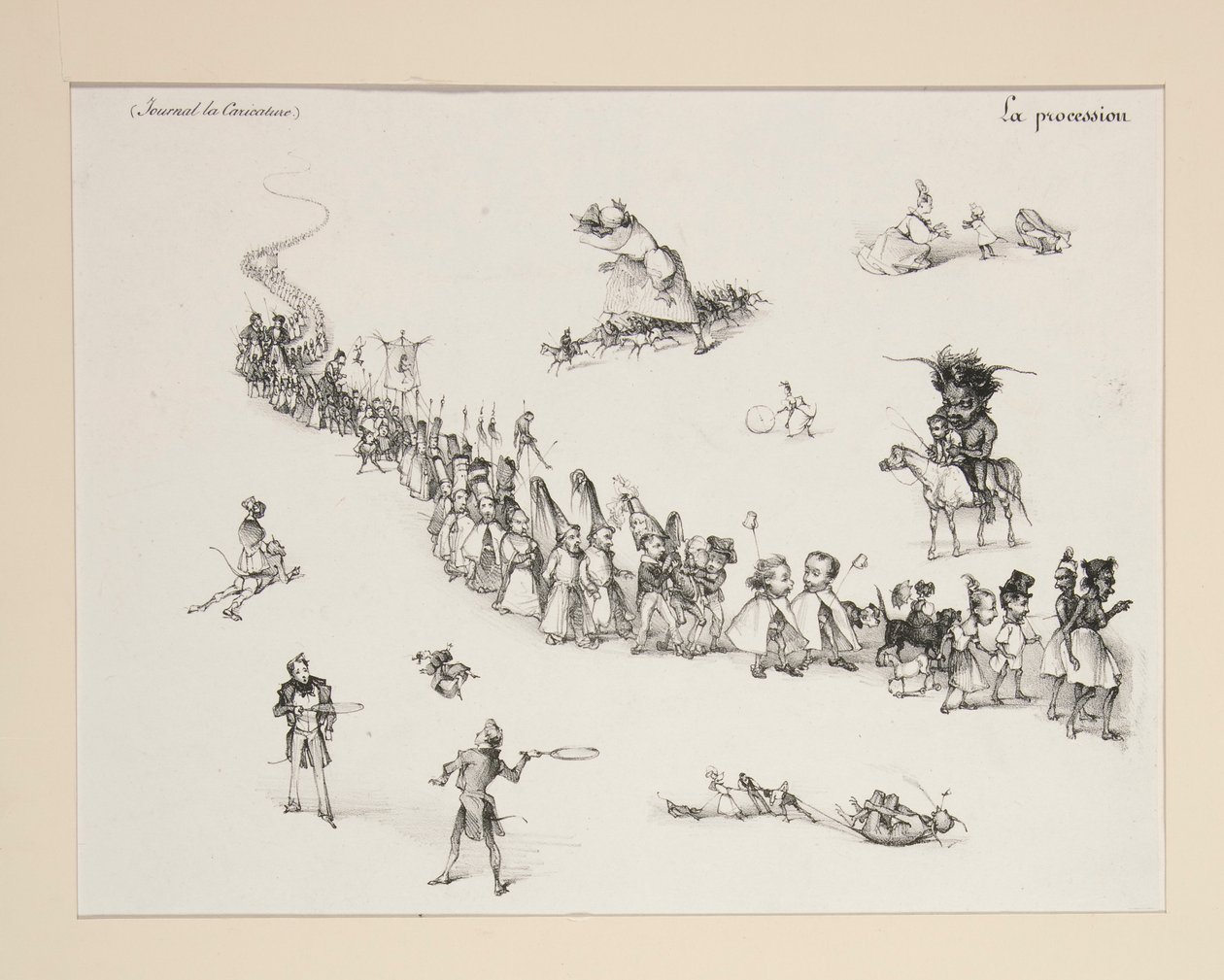 La Processione del Diavolo da Paul Gavarni