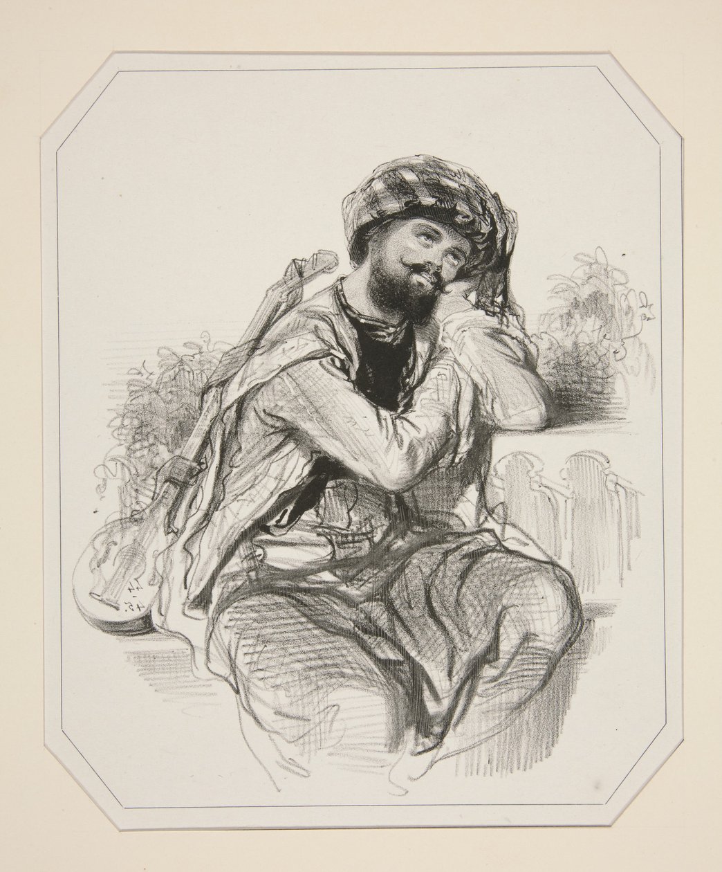 La Serenata moresca (sic). da Paul Gavarni