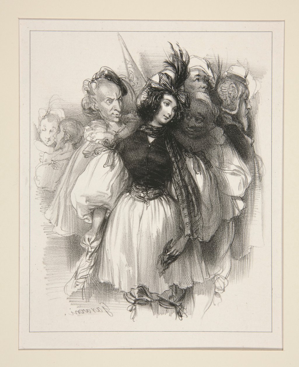 Il ballo in maschera da Paul Gavarni