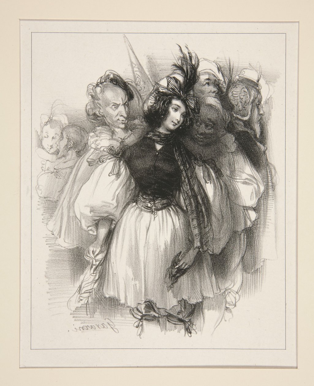 Il ballo in maschera da Paul Gavarni