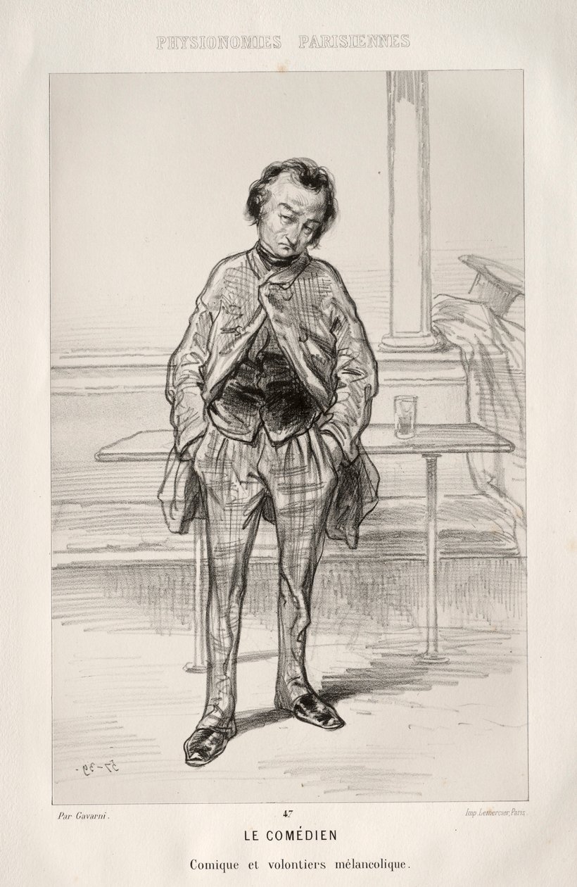 Il comico da Paul Gavarni