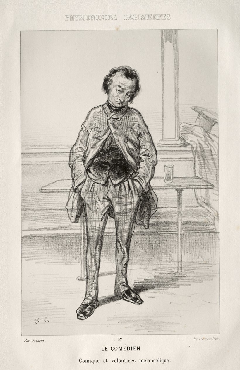 Il comico da Paul Gavarni