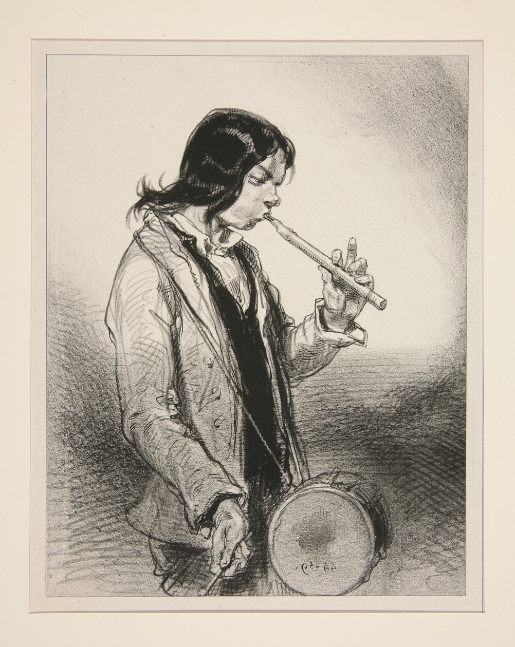 La tromba. da Paul Gavarni