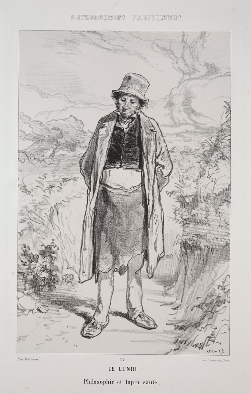 Il lunedì da Paul Gavarni