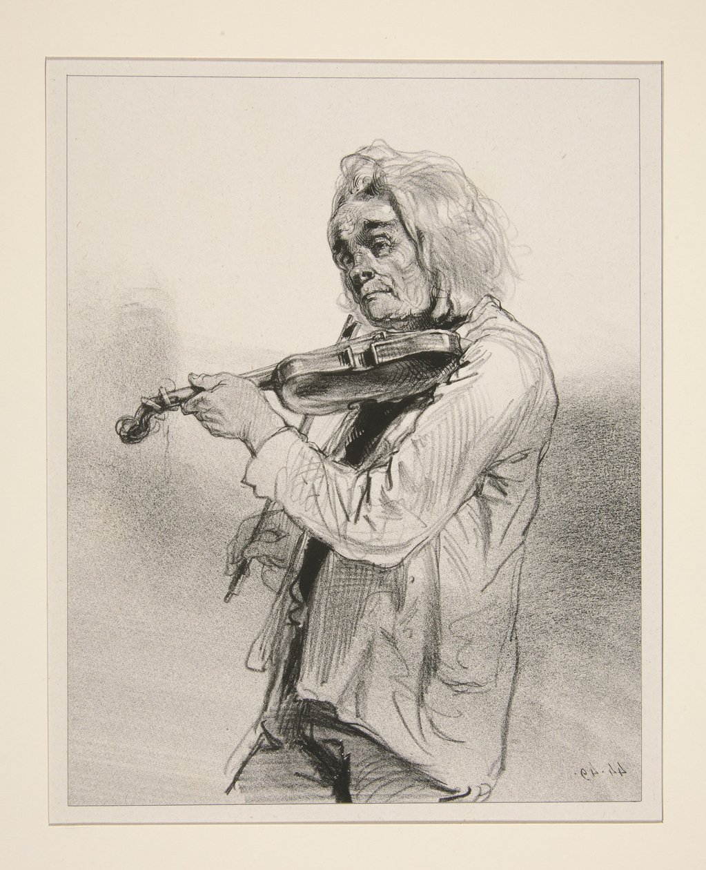 Il violinista da Paul Gavarni