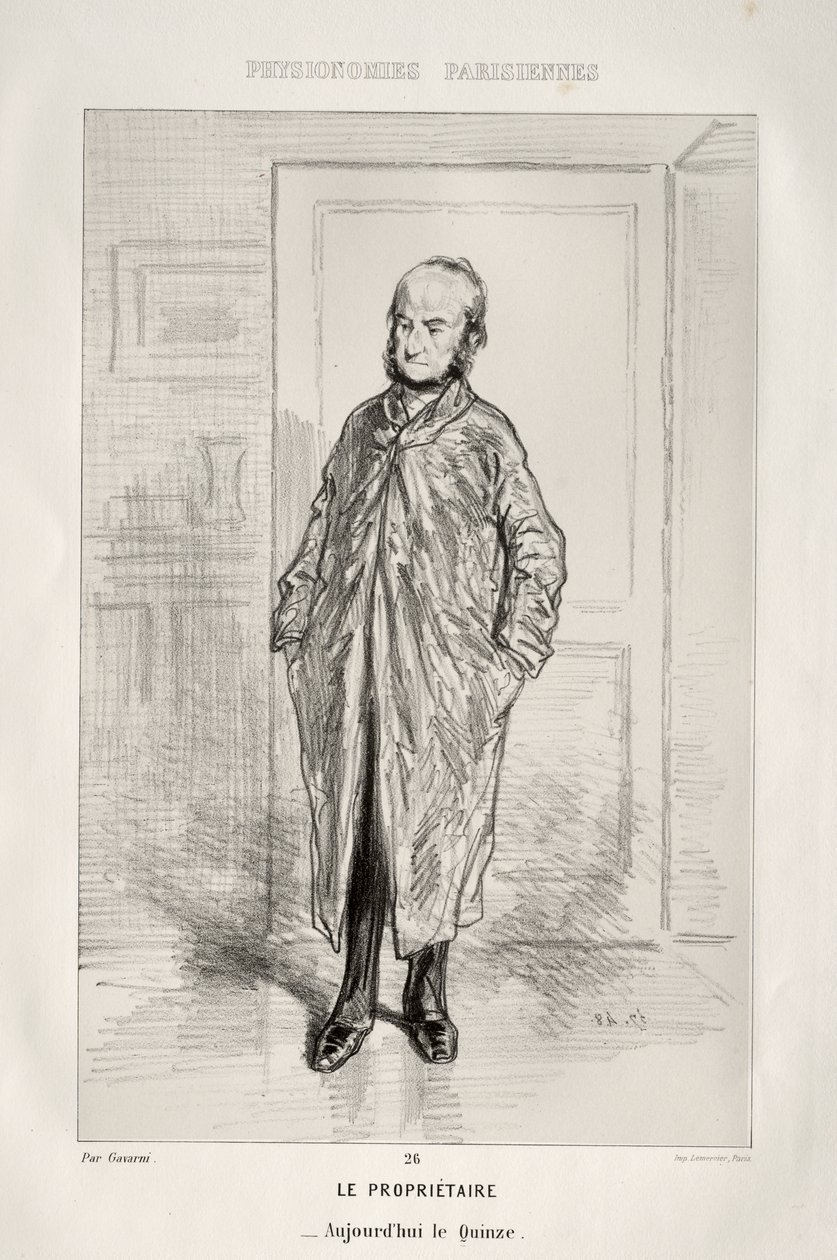 Il proprietario da Paul Gavarni
