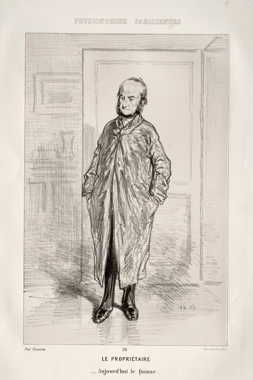 Il Proprietario da Paul Gavarni