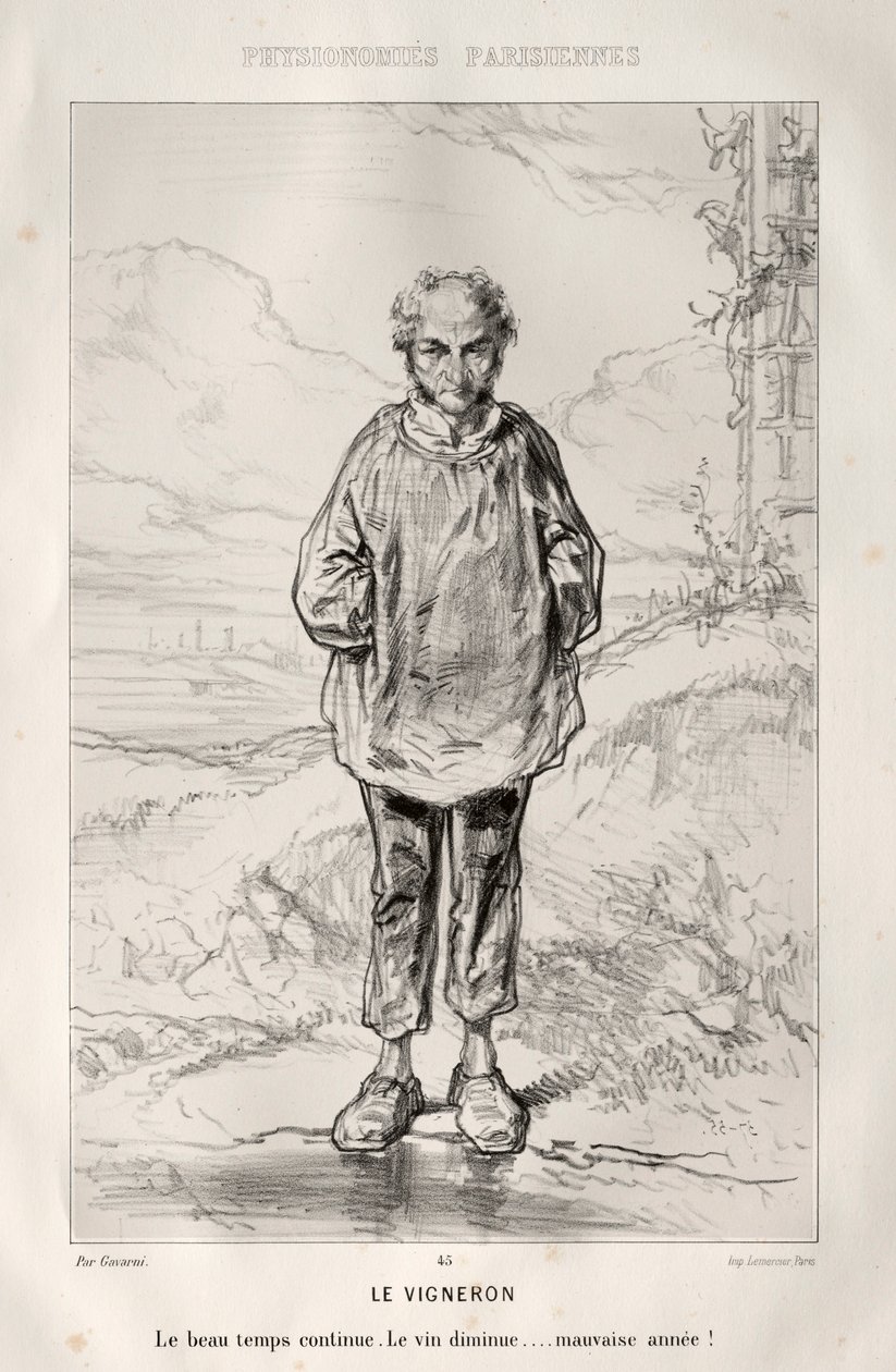 Il Vignaiolo da Paul Gavarni