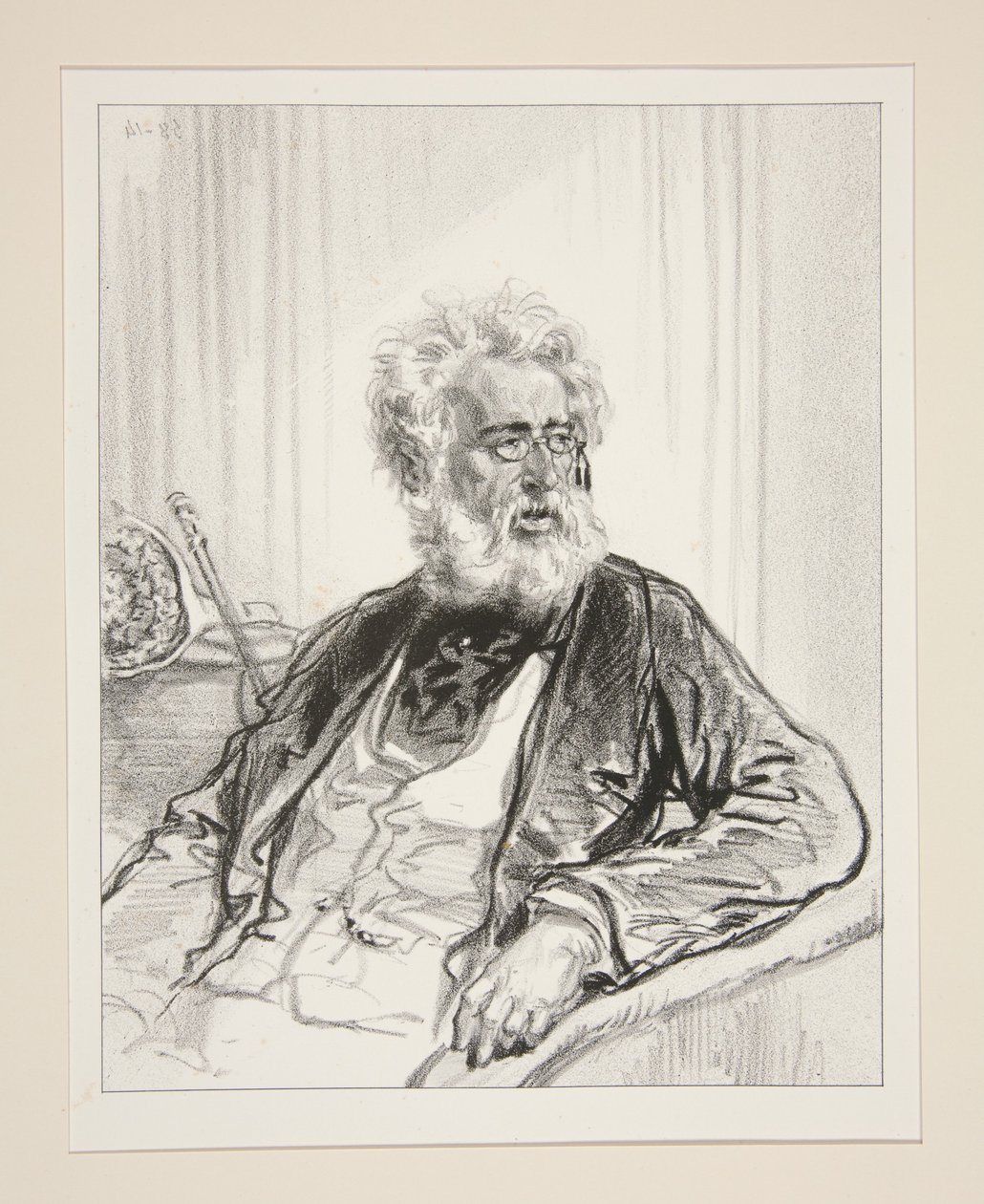 Il leone diventato vecchio. da Paul Gavarni