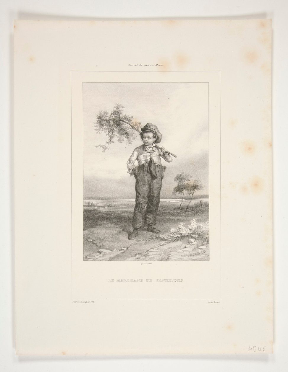 Le marchand de hannetons da Paul Gavarni