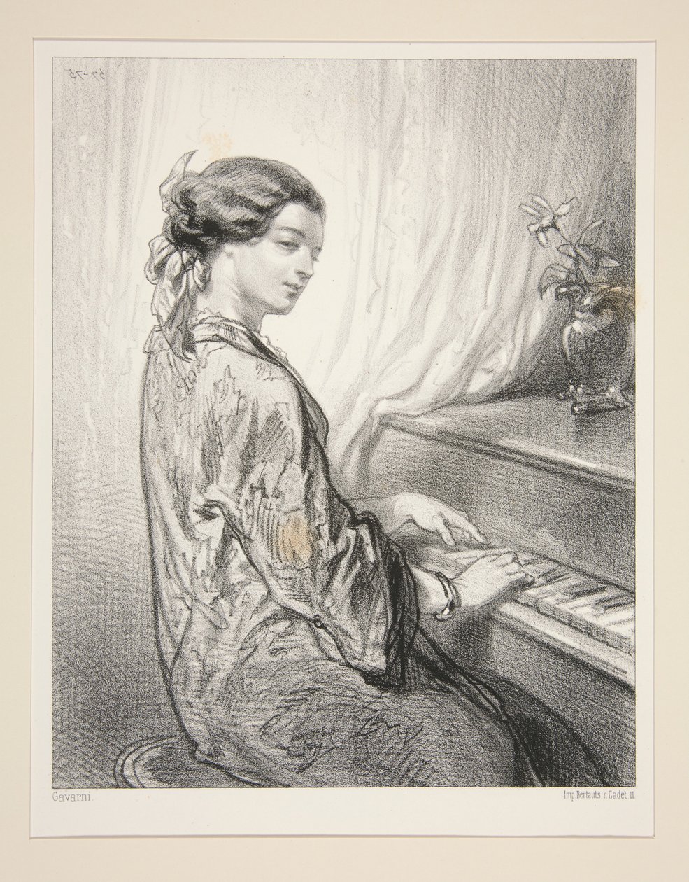 Le donne artiste / Mistress W.G... da Paul Gavarni
