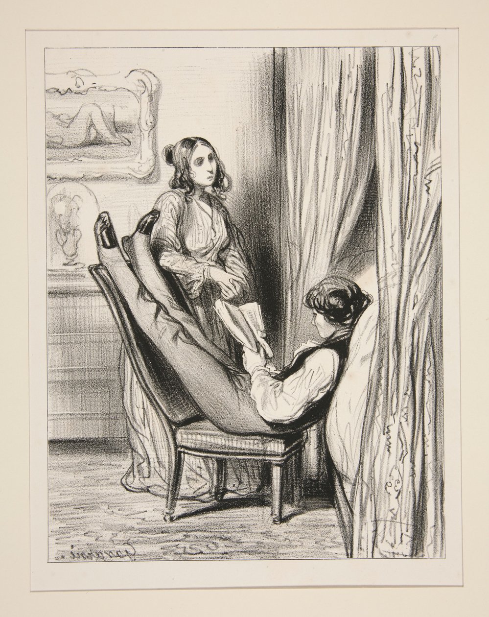 I romanzi fanno impazzire le donne e le donne fanno impazzire i romanzi... da Paul Gavarni