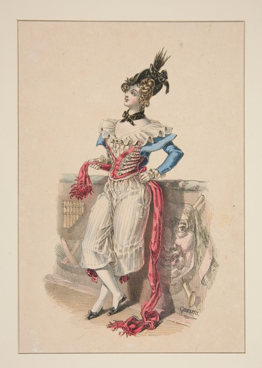 MATELOT. Abito da ballo da donna. da Paul Gavarni