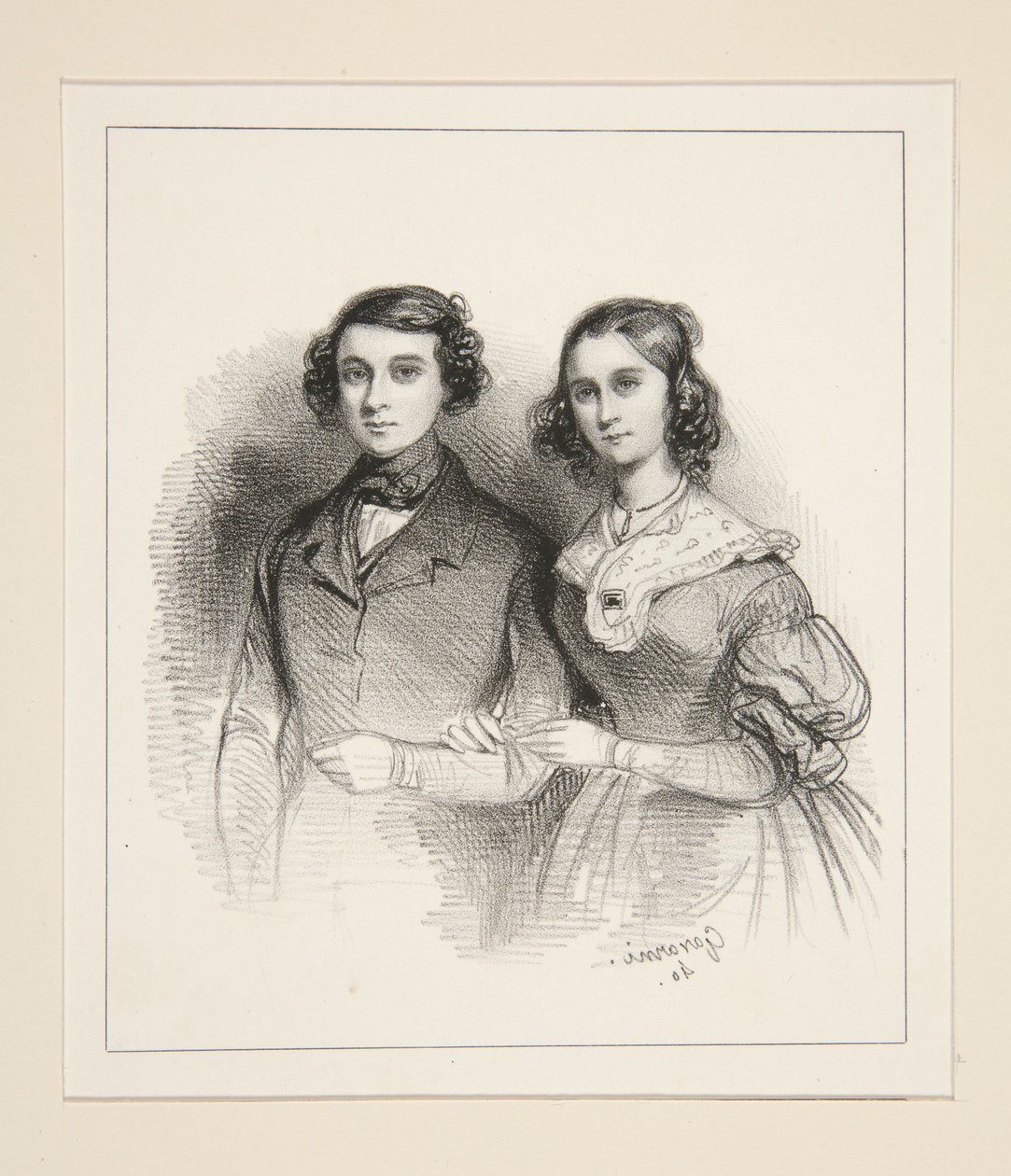 Signor e signora Emile Taigny da Paul Gavarni