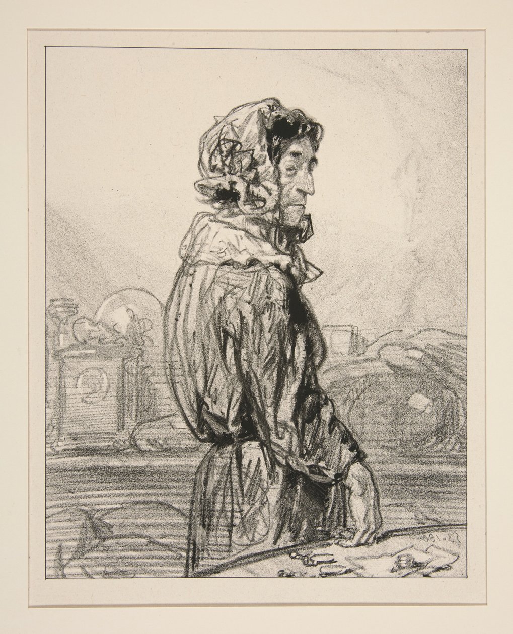 «Madame Abraham.» da Paul Gavarni