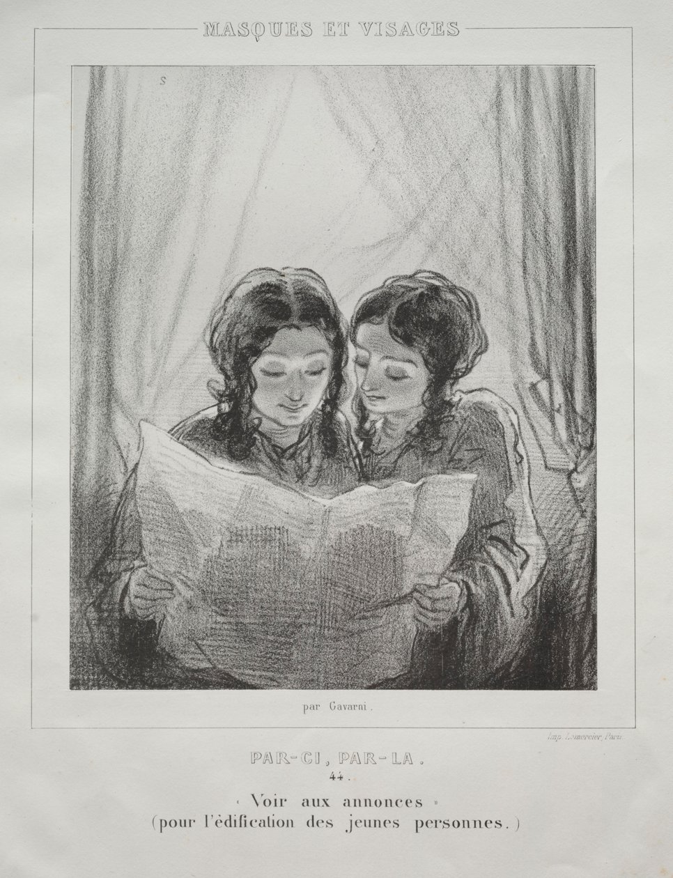 Masques et Visages da Paul Gavarni