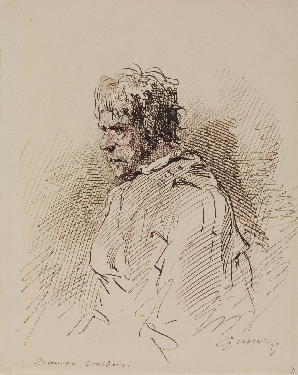 Cattivo dormitore da Paul Gavarni