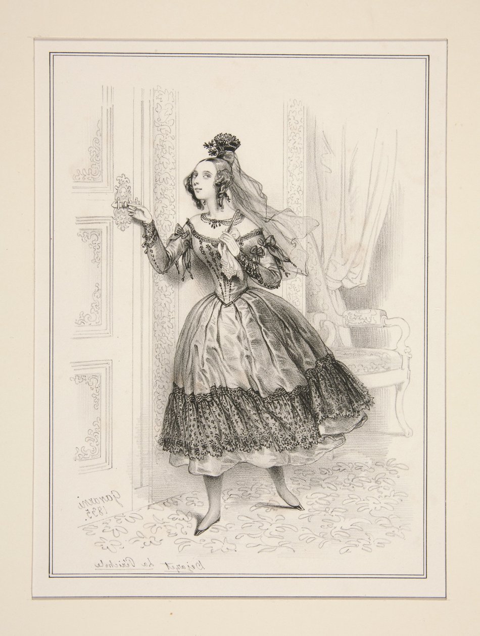 La signorina Dejazet da Paul Gavarni