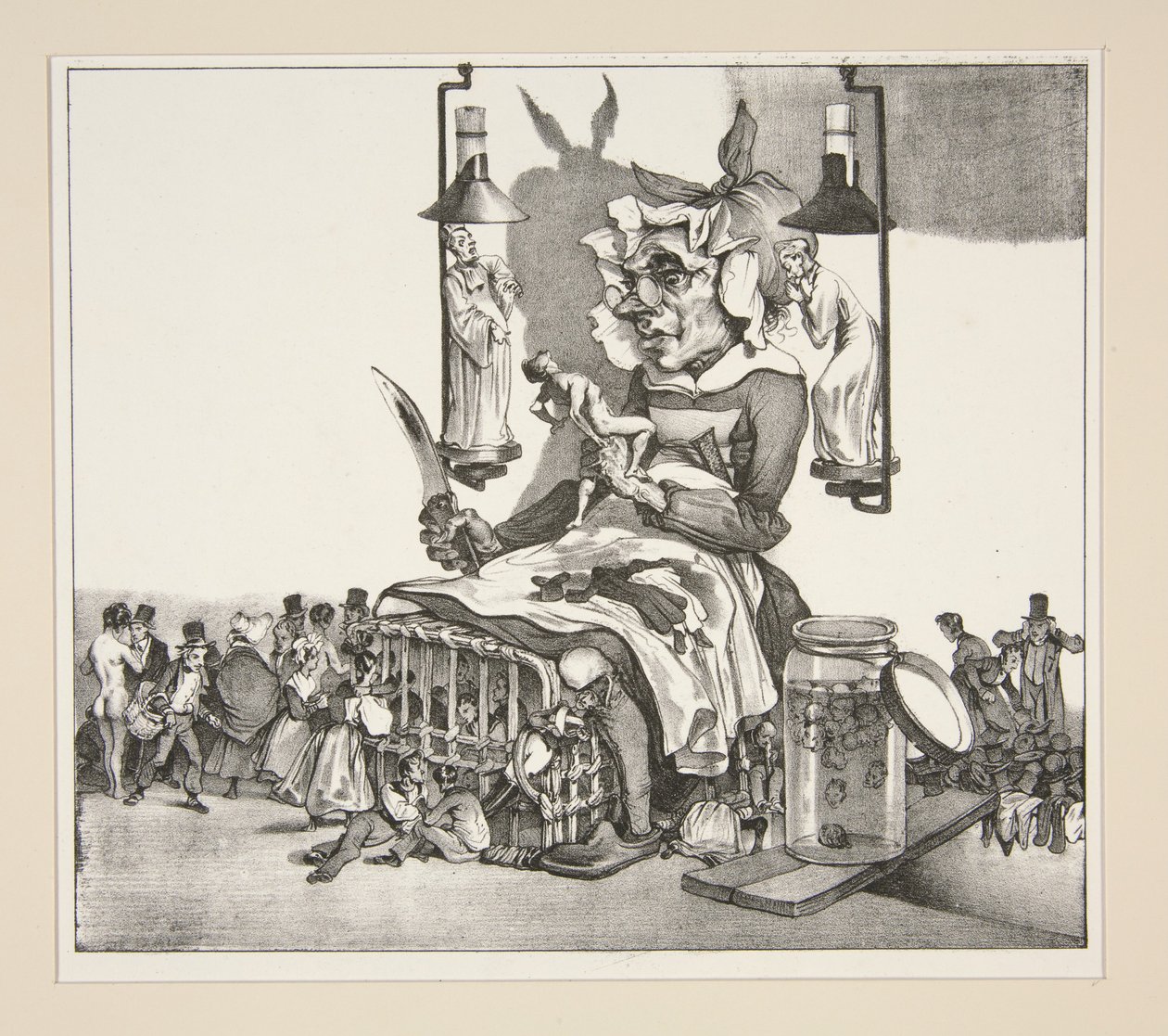 Signorina Monarchia, Félicité, Désirée da Paul Gavarni