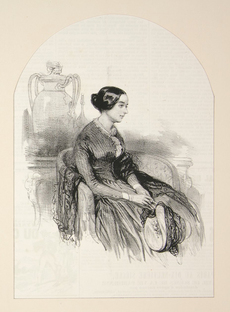 La signorina Nourtier da Paul Gavarni