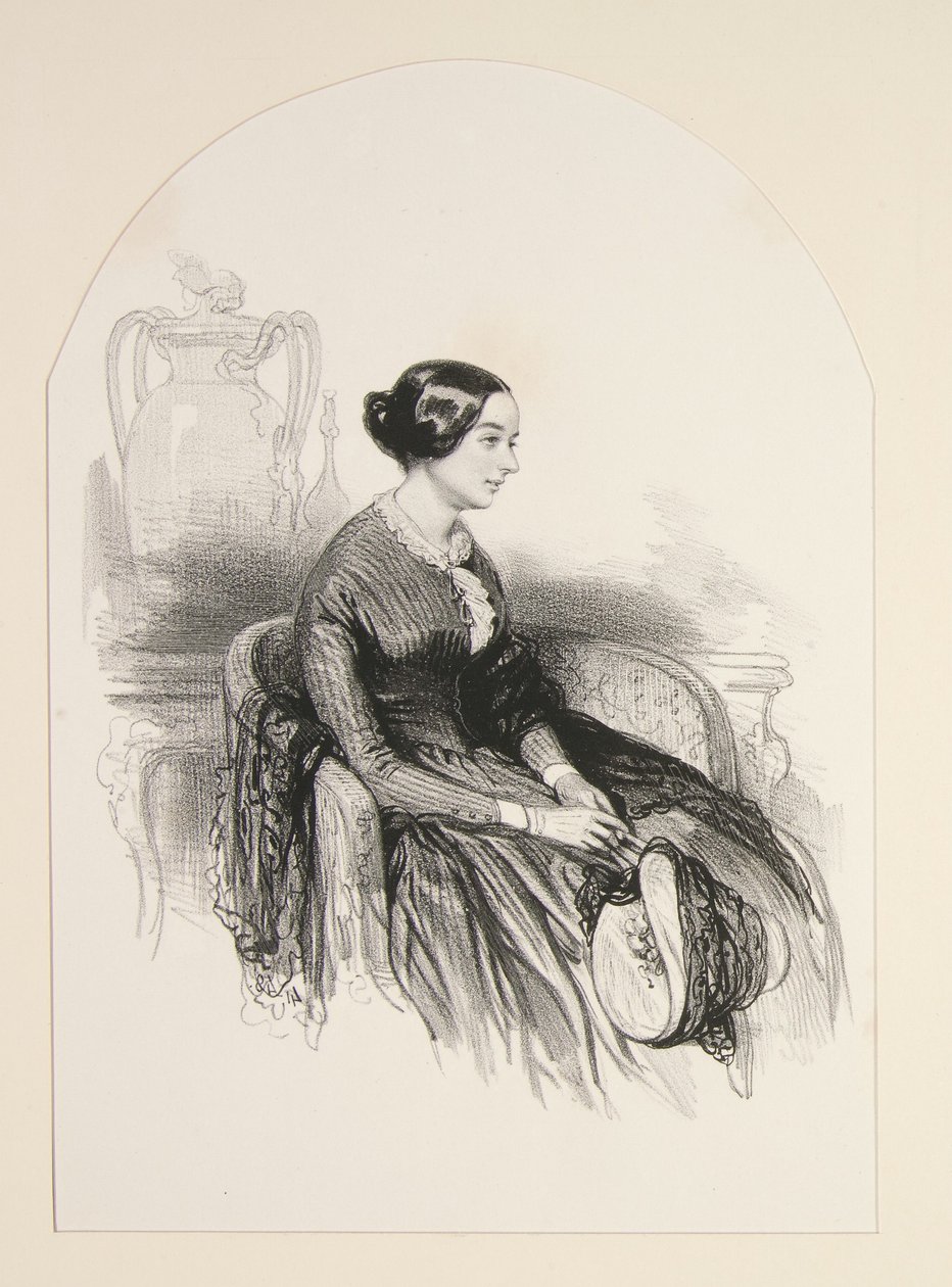 Mlle. Nourtier da Paul Gavarni