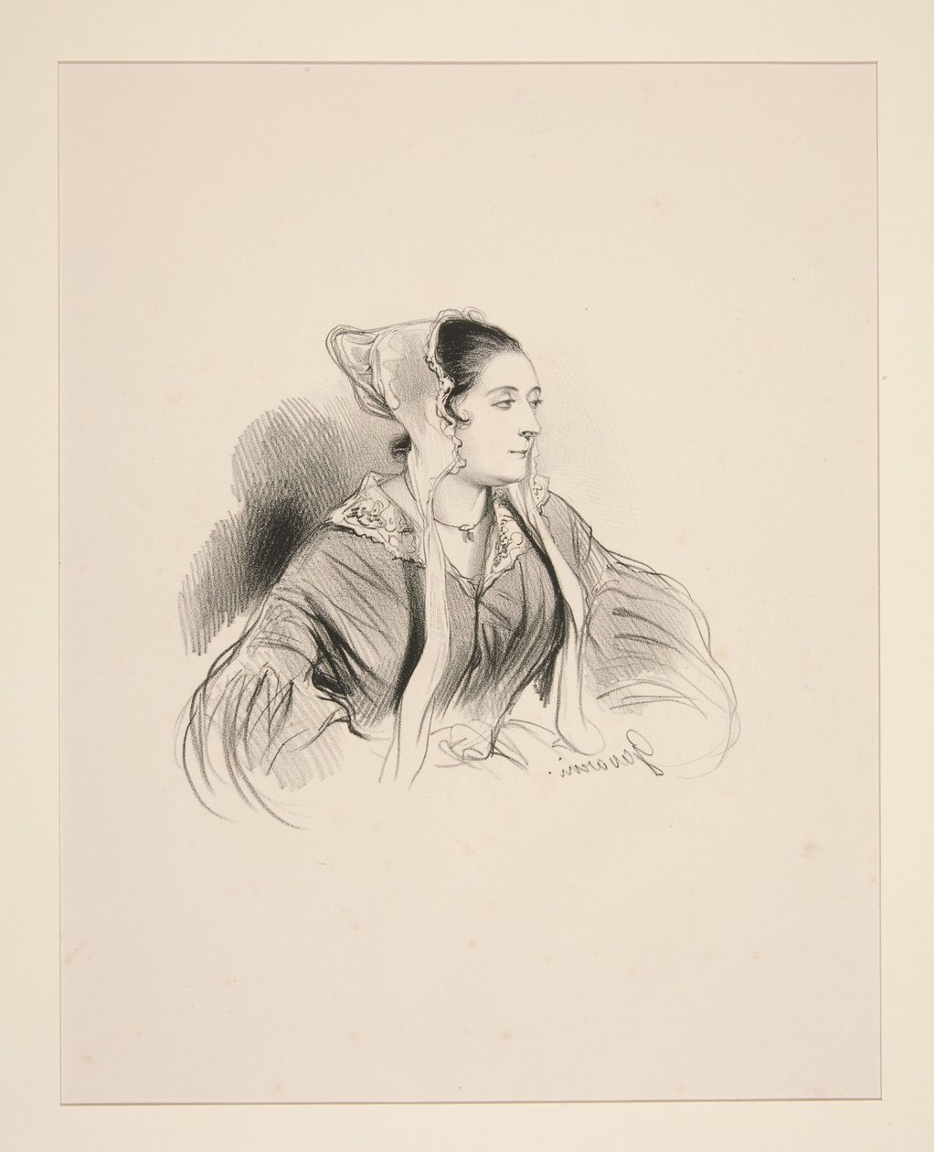 Signora Pellier da Paul Gavarni