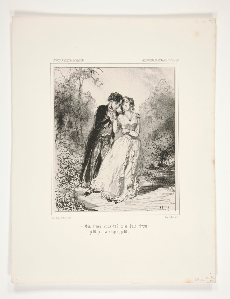 Mon aimée, qu da Paul Gavarni