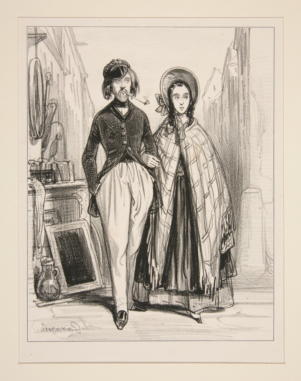 Monsieur e Madame Ernest... da Paul Gavarni