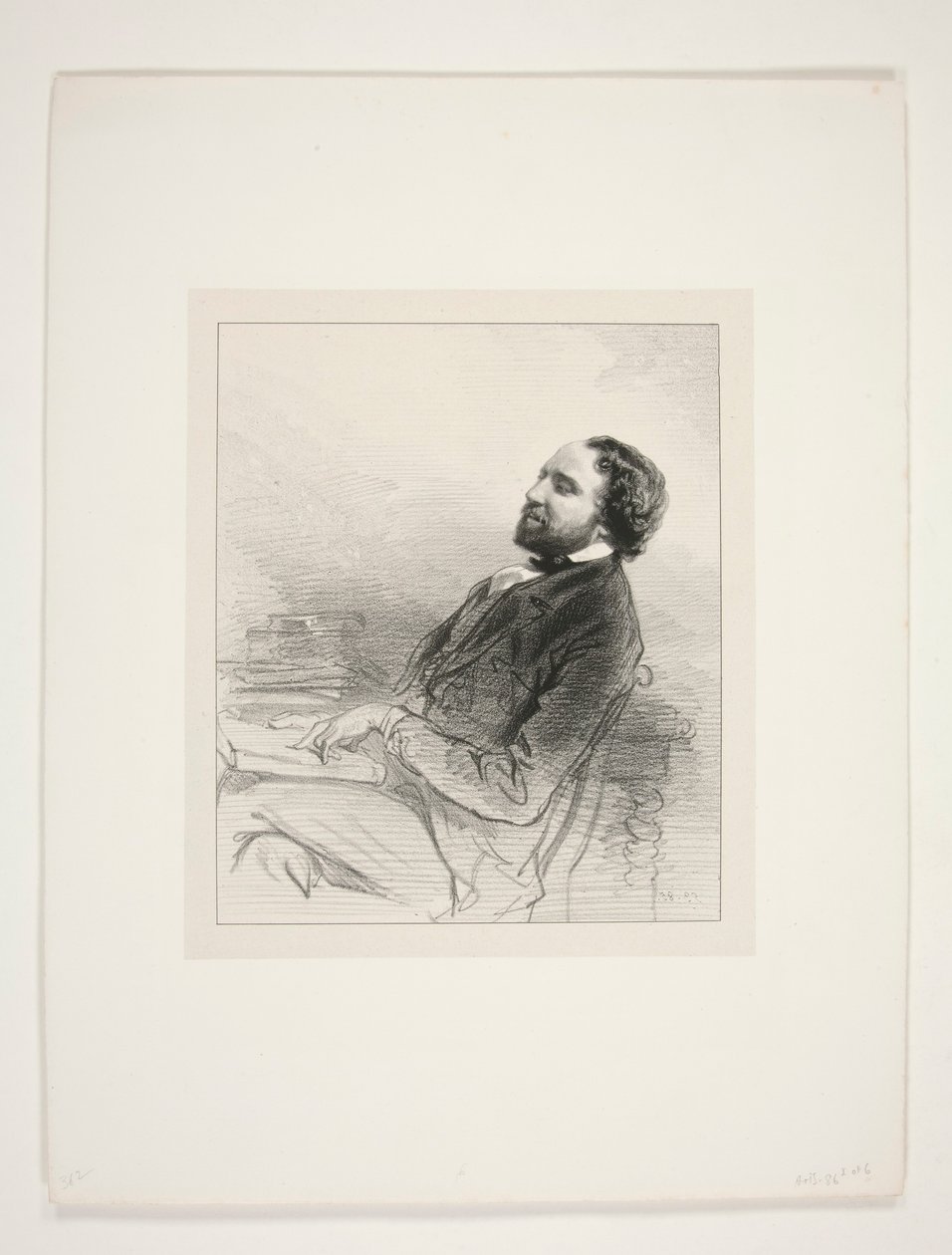 Vecchio-Nick (Emile Forgues) da Paul Gavarni