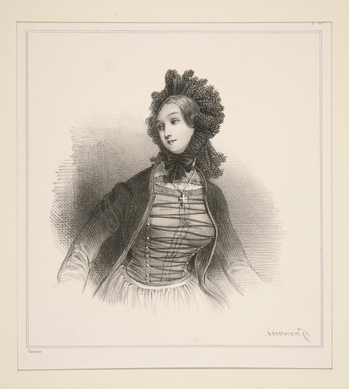 Contadina del Cantone di Soletta da Paul Gavarni