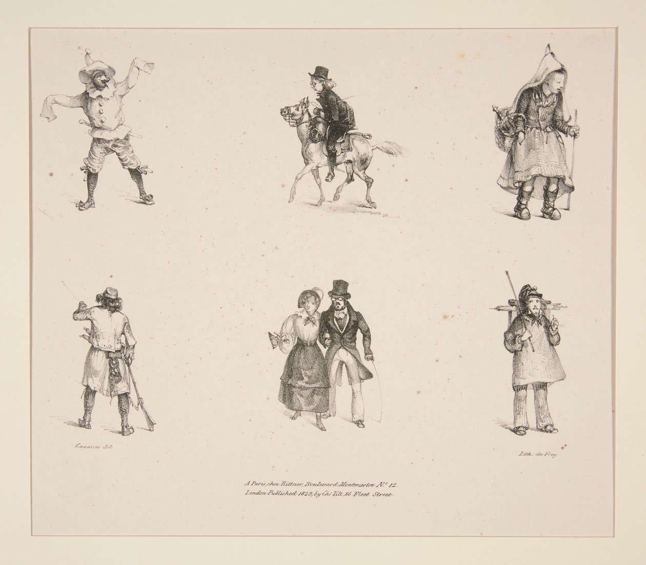 Piccole figure XVI. da Paul Gavarni