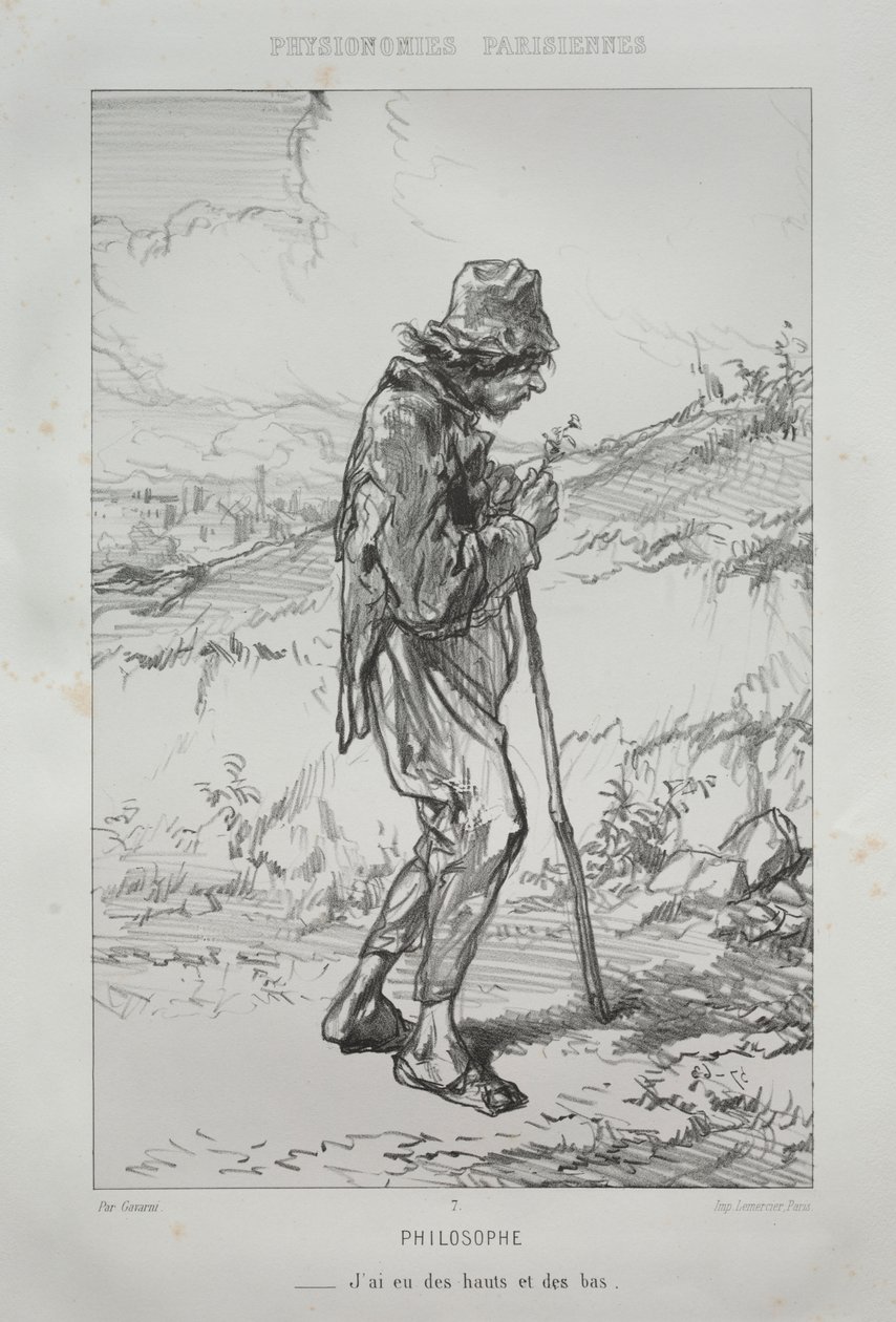 Filosofo da Paul Gavarni