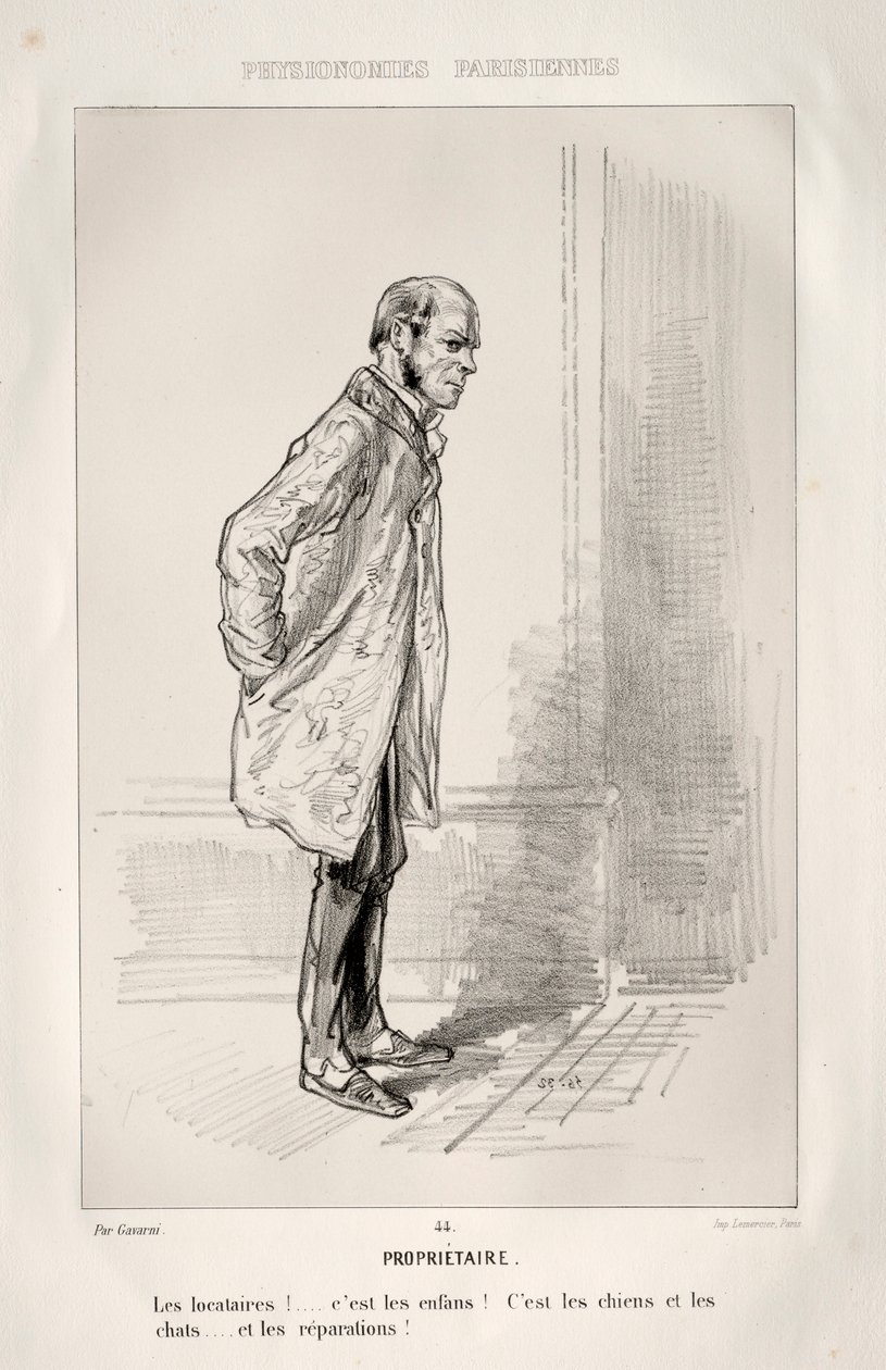 Propriétaire da Paul Gavarni