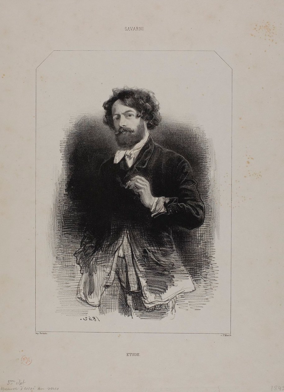 Autoritratto da Paul Gavarni